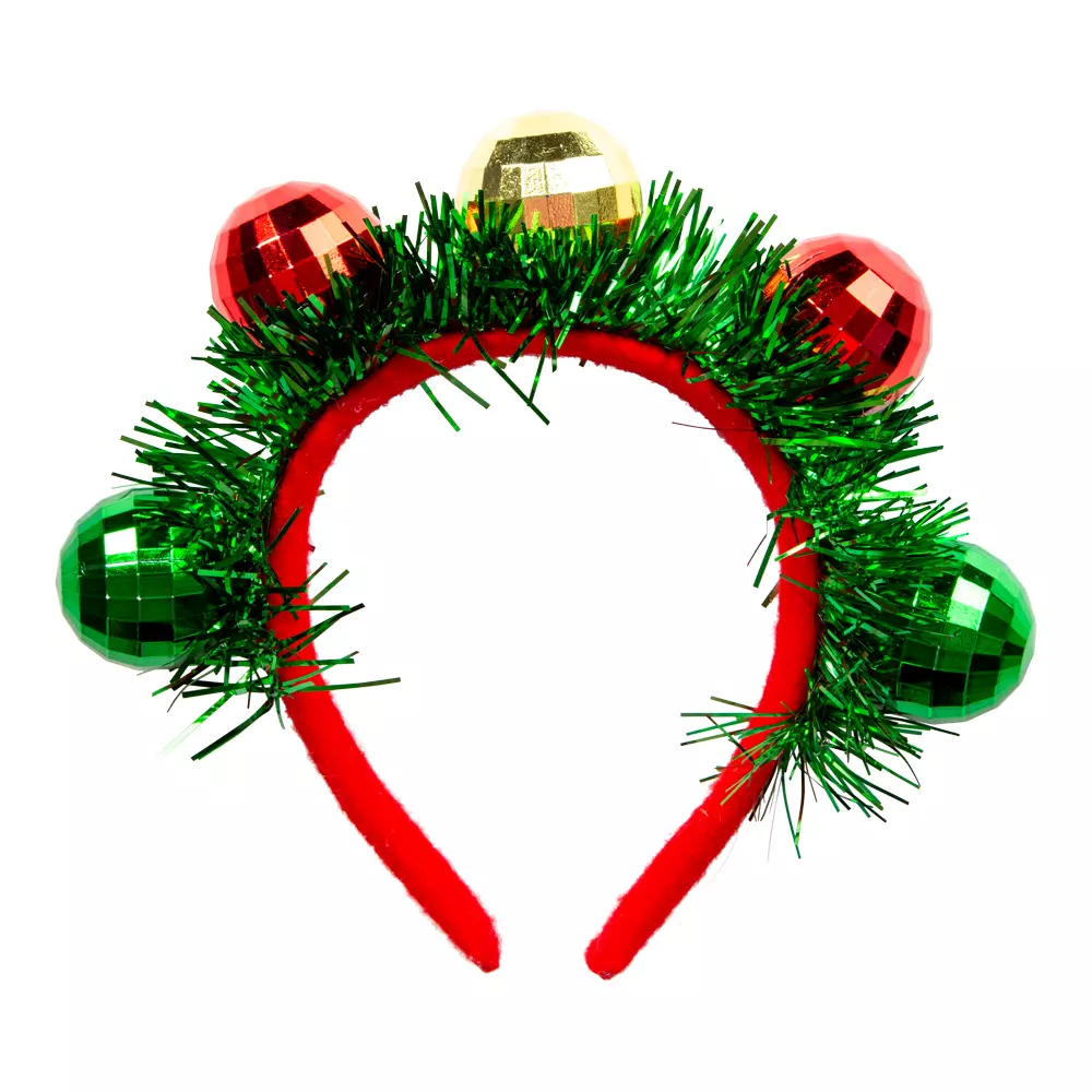 Hårbøyle med julekuler