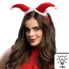 LED tiara flashing santa