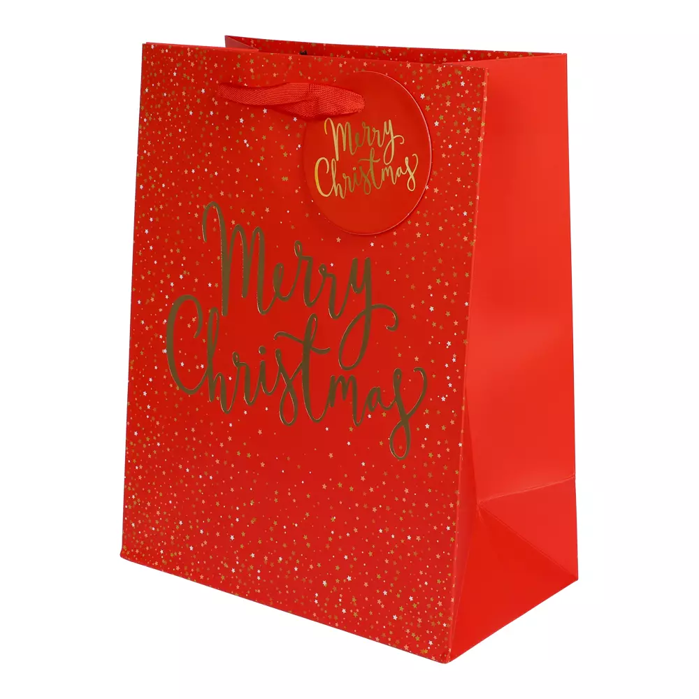 Gavepose Merry christmas rød