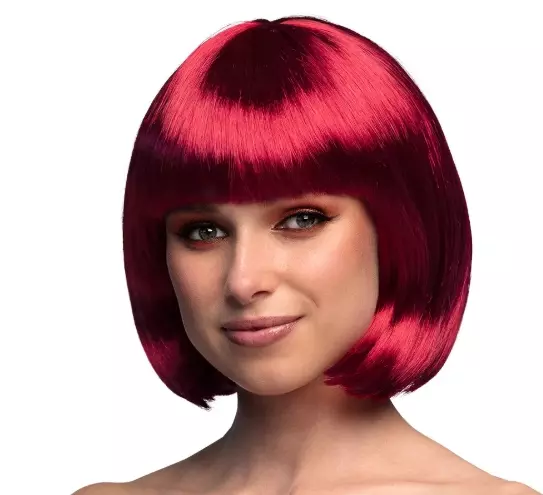 Cabaret parykk ruby red