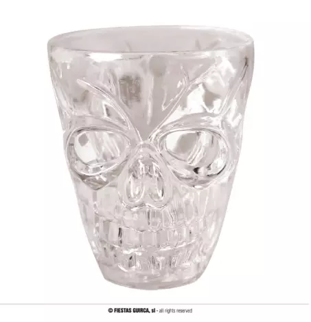 Skull shotglass 4 pk hardplast