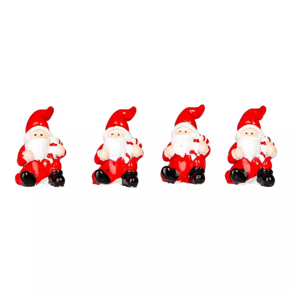 Jul Minidekorasjon nisser 4pk