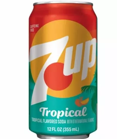 7-UP TROPICAL FLAVORED SODA 355ml (USA)