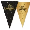 Golden celebration pop the champagne flaggbanner 10 m