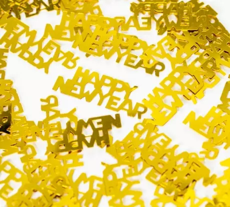 Bordkonfetti Happy new year gull