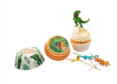 Muffinsformer Dinosaurus med toppere 24 stk