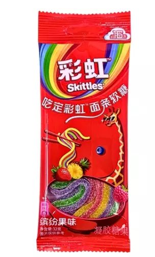Skittles Noodle Gummy Flavor 32g