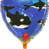 Folie hjerte med spekhoggere 46cm