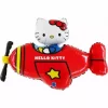 Hello Kitty rødt fly 76 cm