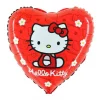 Folie hjerte rødt Hello Kitty 46cm