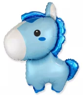 Folie Blå ponny 79cm