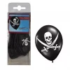 Gummiballong Pirat 12pk 30cm Ø
