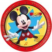 Mikke Jump into the fun pappfat 20cm 8pk