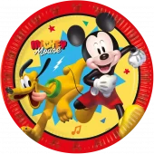 Mikke Jump into the fun pappfat 23cm 8pk