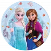 Frozen Idyllic Wonder pappfat 23cm 8pk