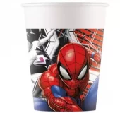Spiderman pappkopper World of Webs 8pk