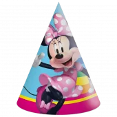 Minnie Rainbow make me smile partyhatter 6pk