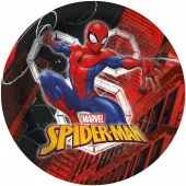 Spiderman pappfat World of Webs 26cm 6pk