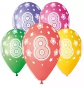 Cosmic star ballonger 8 år 5pk