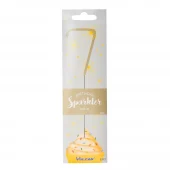 Birthday sparkler gull 7