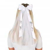 BRIDE TO BE HAIR CLIP WITH VEIL