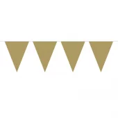 Flaggbanner metallic gold 10m