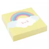 Rainbow & Cloud drikkeservietter 20pk