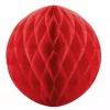 Honeycomb ball red 30 cm