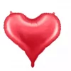 Stort rødt hjerte folieballong  61x53 cm