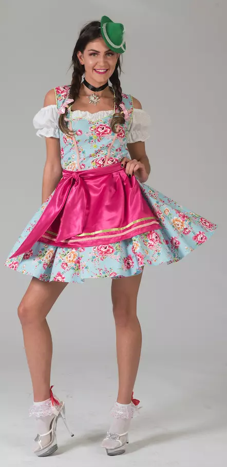 Oktoberfestkjole Tirol Hilda S (36-38)