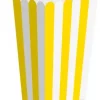 Snackboks gul/hvit 8pk