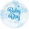 Baby boy blå pappfat 19cm 8pk