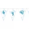 Baby boy mini flaggbanner i papp 2m