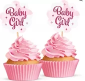 Baby girl partypicks 12 pk