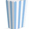 Snackboks lyseblå/hvit 8pk