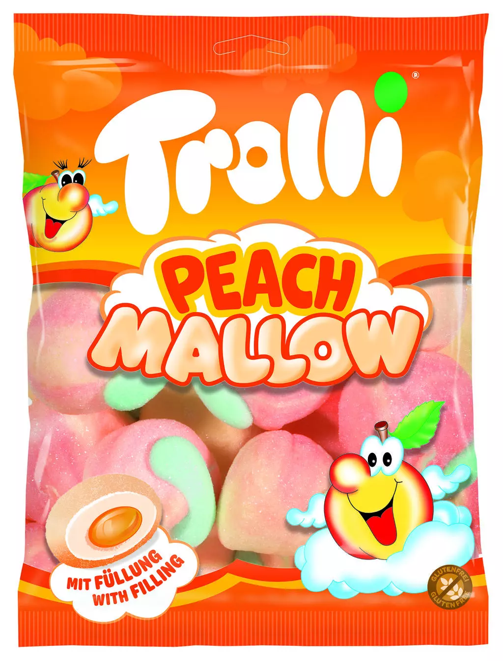Trolli Peach Mallows filled 150g