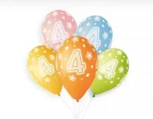 Cosmic star ballonger 4 år 5pk