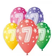 Cosmic star ballonger 7 år 5pk