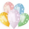 Cosmic star ballonger 1 år 5pk