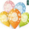 Cosmic star ballonger 3 år 5pk