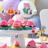 Kaketopper Cupcake Peppa Gris, 24 stk