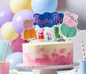 Kaketopper Peppa Gris sett 12 stk