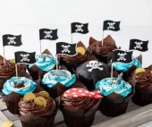Piratflagg kakepicks 50 pk