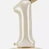 Tallballong på fot cream 1 84cm