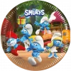 The smurfs pappfat 23cm 8pk