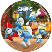 The smurfs pappfat 23cm 8pk