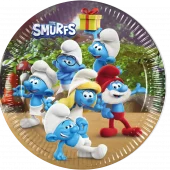 The smurfs pappfat 20 cm 8pk
