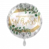 Folieballong Velkommen til min Konfirmasjon - Grønn