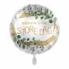 Folieballong Velkommen til min store dag - Grønn