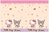 Hello Kitty & Kuromi plastduk 120x180 cm